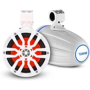 DS18t NXL-X6TP HYDRO Tower Corded Electric 6.5" Marine Speakers, 150 Watt, White